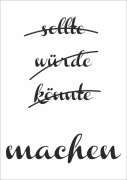 Mehrwegschablone "machen"